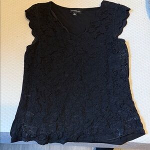 Elegant Black Lace Blouse by New York & Company
